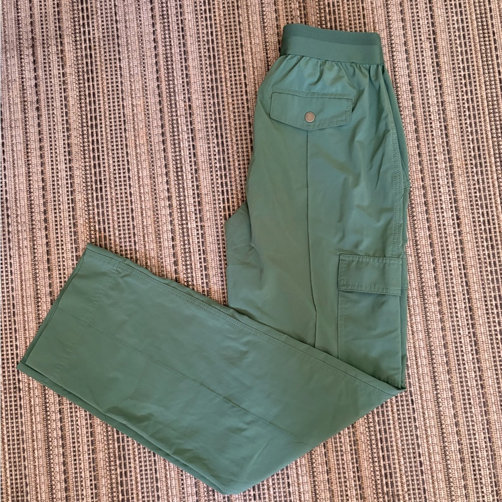 Athleta Olive Cargo Pants